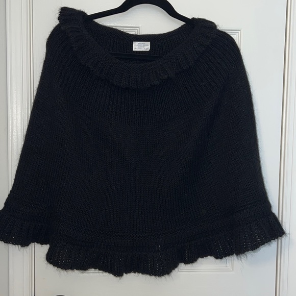 Wool Blend Poncho - Picture 1 of 7